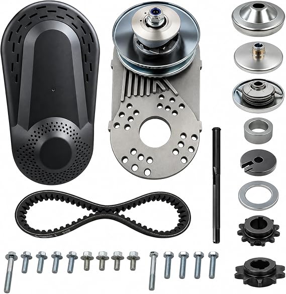 30 Series Torque Converter 1 inch Bore Fit for Go Kart Mini Bike Clutch 10T #40 41 420 Chain and 12T #35 Chain Drive Belt Pulley Replaces Manco Comet TAV2,218354A,203603A,219456A, 218355A,219554A