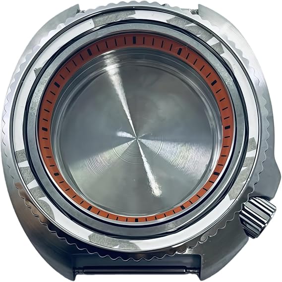 44mm Dive Watch Case Sapphire Crystal for Seiko Prospex Turtle