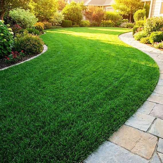 10000 Zoysia Grass Seed, Zoysia Emerald Grass Seeds for Lawn, Soft Texture and Drought Tolerant Grass Seed