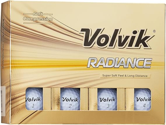 Volvik Radiance Golf Balls (One Dozen) (White)