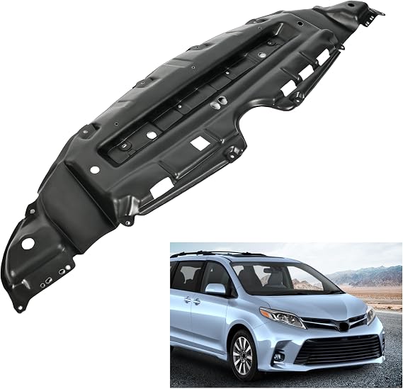HECASA Front Engine Splash Shield Compatible with 2011-2020 Toyota Sienna