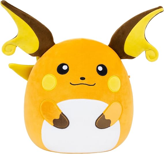 Squishmallows Original 10-Inch Raichu Pokémon Plush