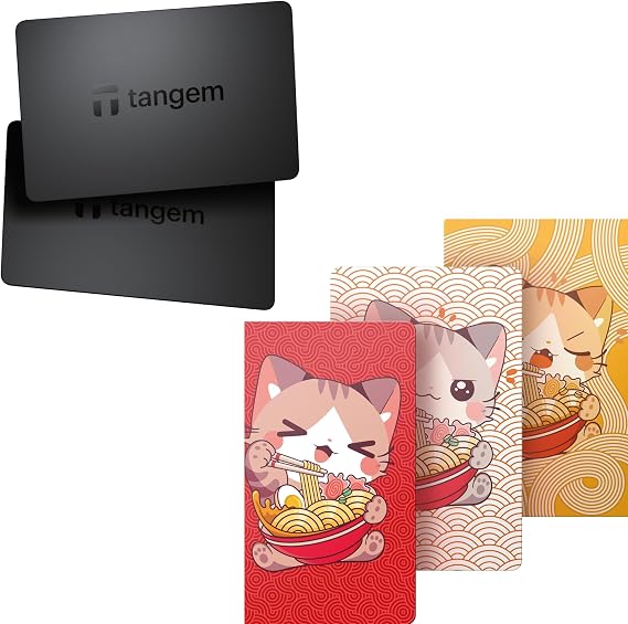 TANGEM Wallet 2.0 Bundle (Pack of 2) Wallet Ramen (Pack of 3) Ultimate Security Meets Everyday Elegance