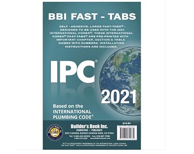 2021 International Plumbing Code IPC Fast-Tabs Loose Leaf – January 1, 2020