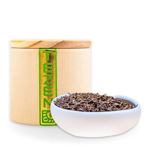Houjicha Organic Tea: Roasted Green Organic Tea from Japan High Quality Japanese Green Tea Traditional Roasted (80 g)