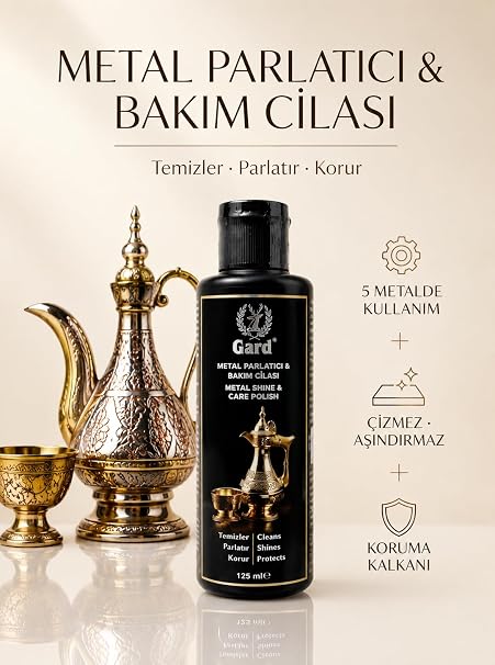 Gard Metal Parlatıcı ve Bakım Cilası 125 ml