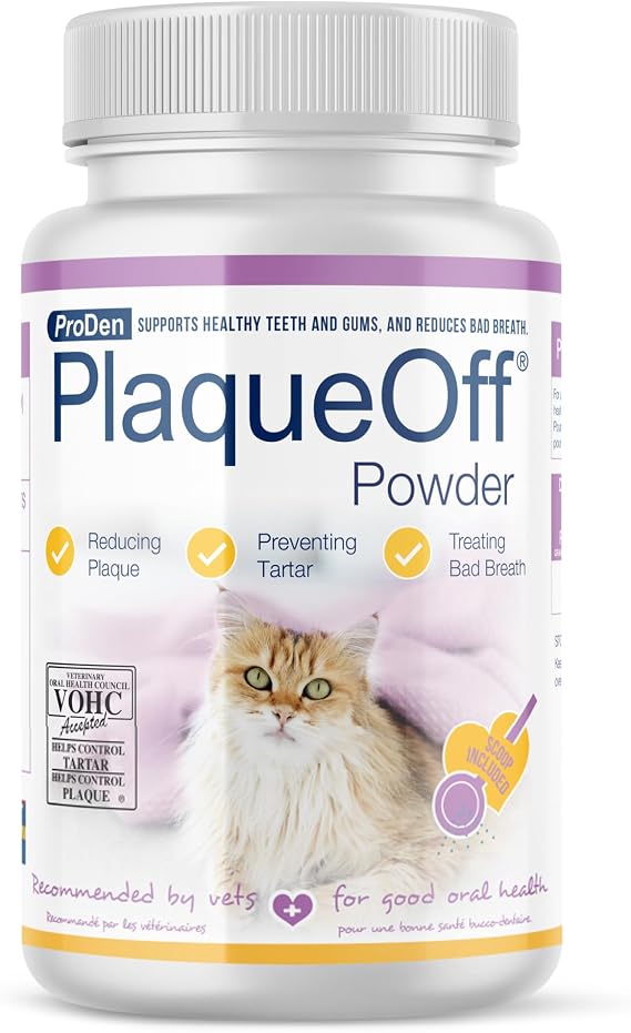 ProDen PlaqueOff Powder for Cats - Cat Plaque Remover - 40g