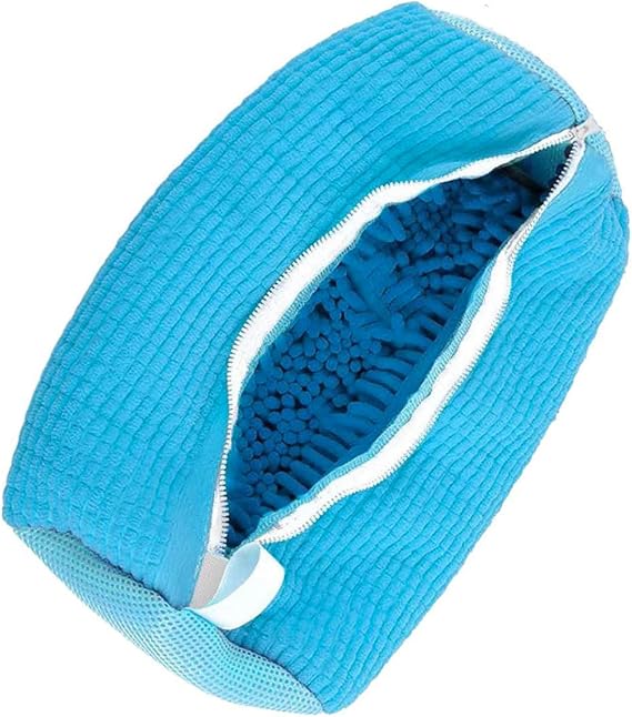 Shoes Washing Machine Bag - 2PCS Reusable Cleaning Bag,Laundry Shoes Bag for Washer and Dryer 360 Deep Clean for Tennis Shoes, Sneakers Cleaner Kit (Blue 2pcs)