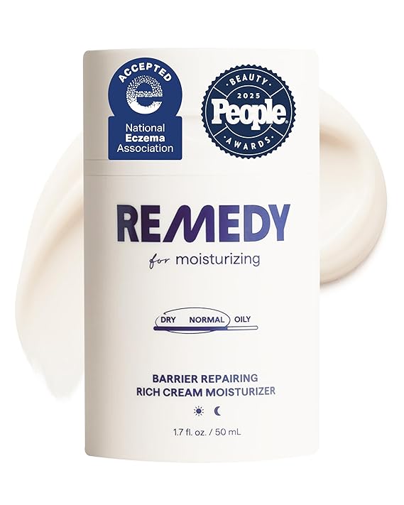 REMEDY Rich Barrier Repairing Cream Face Moisturizer for Dry Sensitive Skin