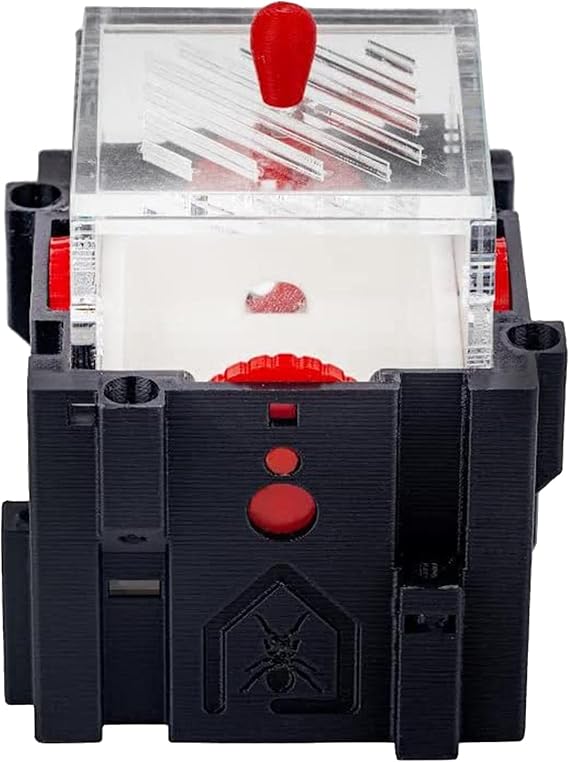 - Foraging Box for Modular 3D Ant Farms - QBIK One - Ideal Terrarium for Large Ant Colonies - Ergonomic and Easy-to-Expand System - 6.78x6.78x10 cm