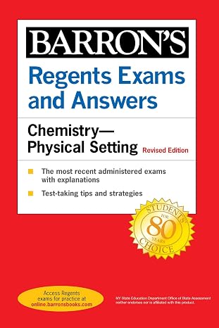 Regents Exams and Answers: Chemistry--Physical Setting Revised Edition (Barron's New York Regents)