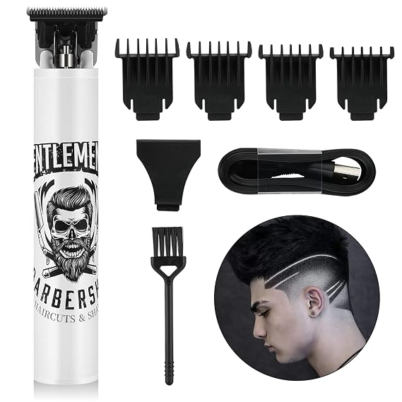 BESTBOMG Zero Gapped T-Blade Hair Trimmer for Men Professional