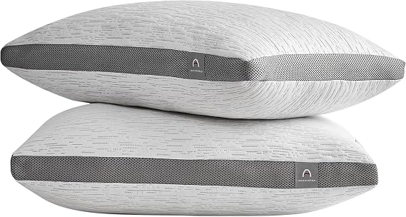 ACCURATEX King Pillows Set of 2, Adjustable Hybrid Rayon from Bamboo Pillow