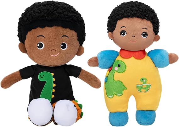 OUOZZZ Soft Baby Doll for Girls - First Baby Doll Plush Rag Doll Sleeping Cuddle Buddy Doll Toy for Kids