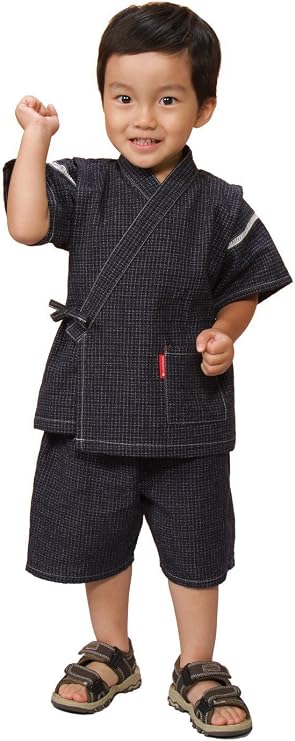 Jinbei Shrink Textile Made in Japan Kurume Baby-Boys Size