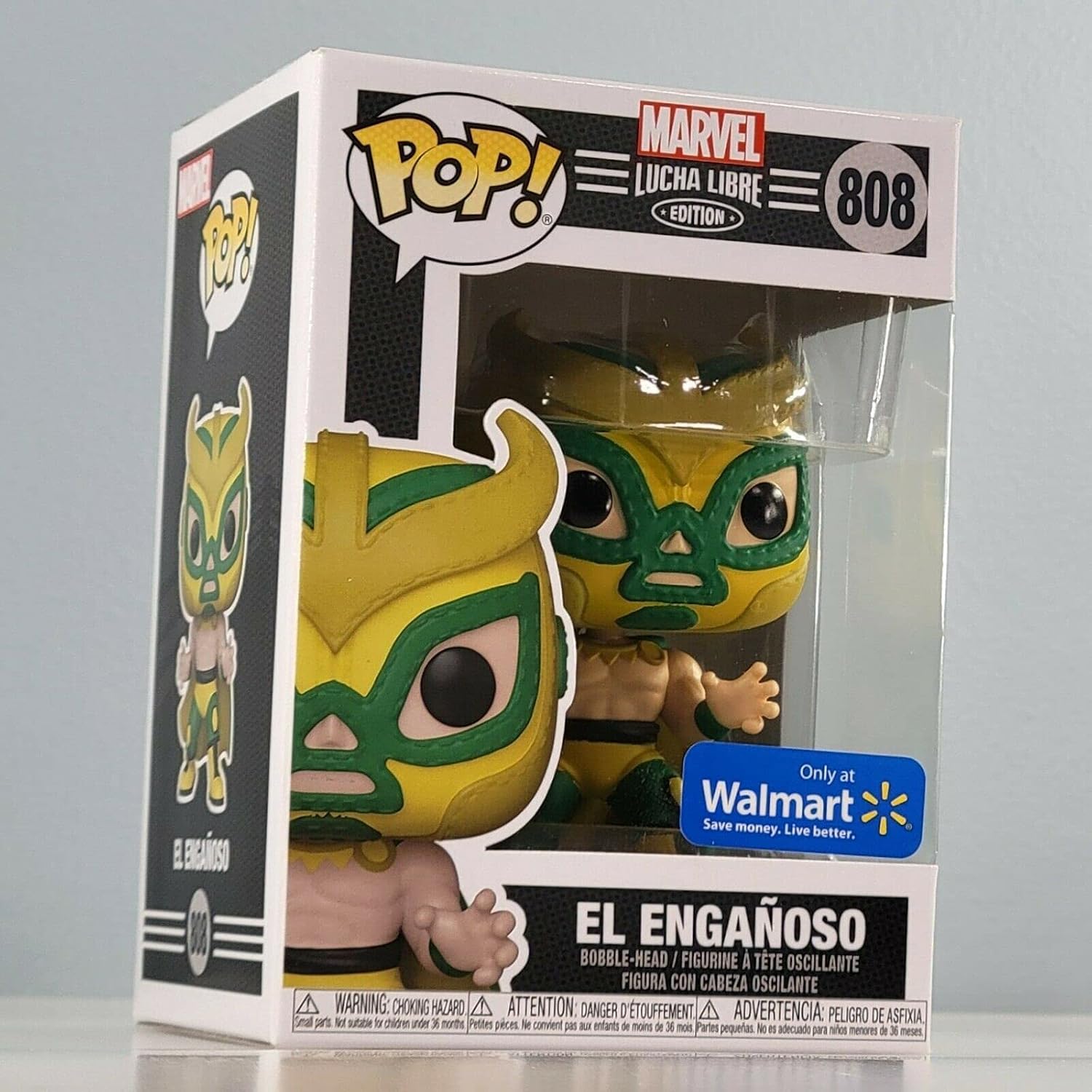 Lucha Libre Marvel Edition El Enganoso Pop! Vinyl Bobble-Head Collectible Toy Figure - Exclusive