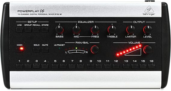 BEHRINGER P16-M P16M Monitor Mixer