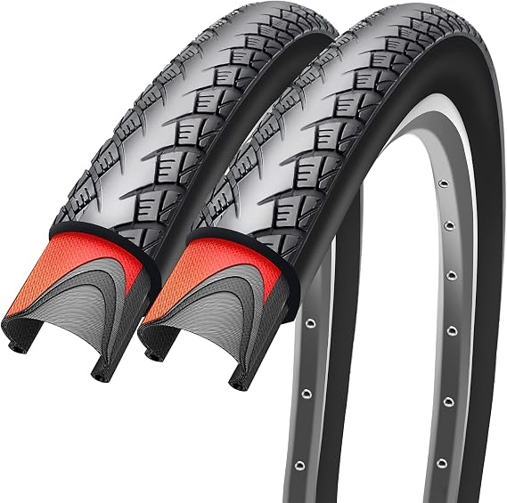 700x38c Gravel Bike Tires Pair Road Bike Tires 60 TPI Foldable Kevlar High Grade Made Bicycle Tires for City Bikes Pack of 2