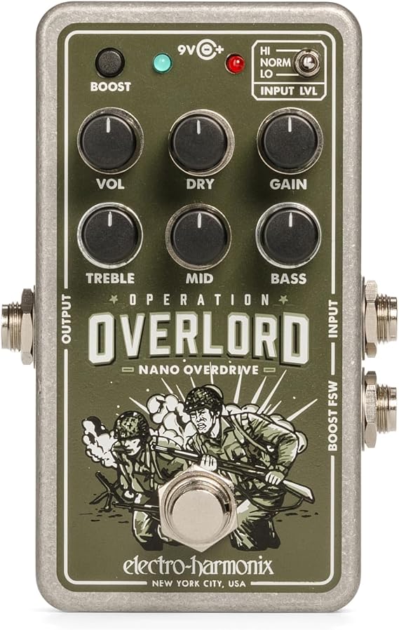 Electro-Harmonix Nano Operation Overlord Allied Overdrive Pedal