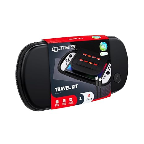4Gamers Travel Kit Compatible with Nintendo Switch 2