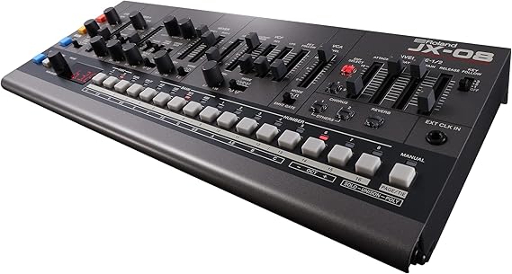 Roland JX-08 Sound Module Boutique Synthesizer – Compact, Modern Reissue of the Legendary Roland JX-8P from 1985 with New Effects, Polyphonic Sequencer, and More – Lightweight, Portable