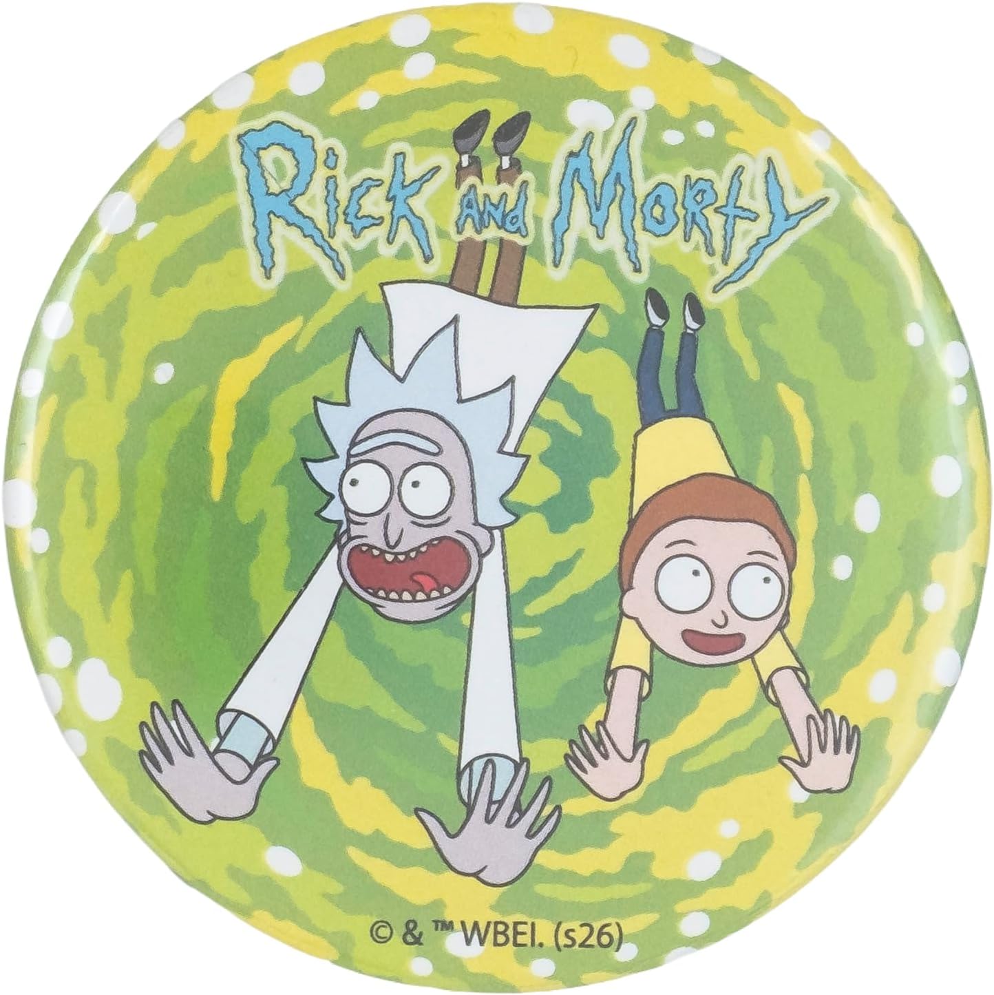 Buton Magnet Lisanslı Şişe Açacağı (Rick and Morty - Portal)