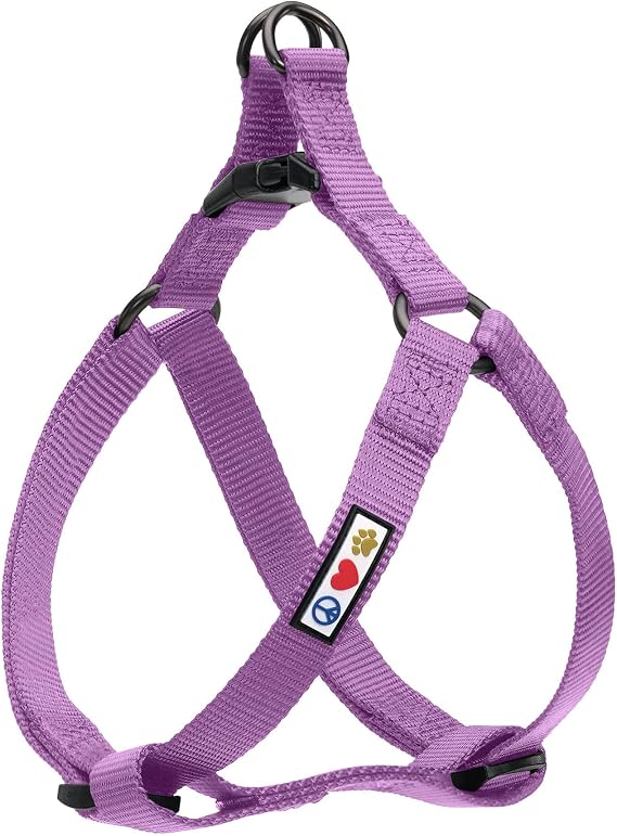 Pawtitas Solid Color Step in Dog Harness or Vest Harness Dog Training Walking of your Puppy Harness Small Dog Harness Marsala Brown Dog Harness