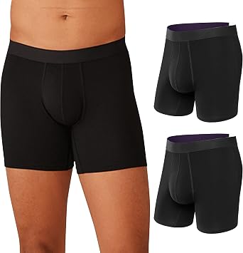 MeUndies Mens Boxer Briefs 6 Inseam with Breathable and Comfortable Tencel UltraModal Fabric 3 Pack