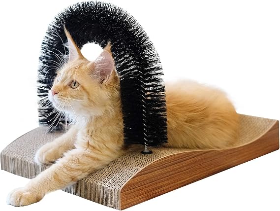 FUKUMARU Cat Self Groomer 2.0 Version, Cat Arch Face Scratcher