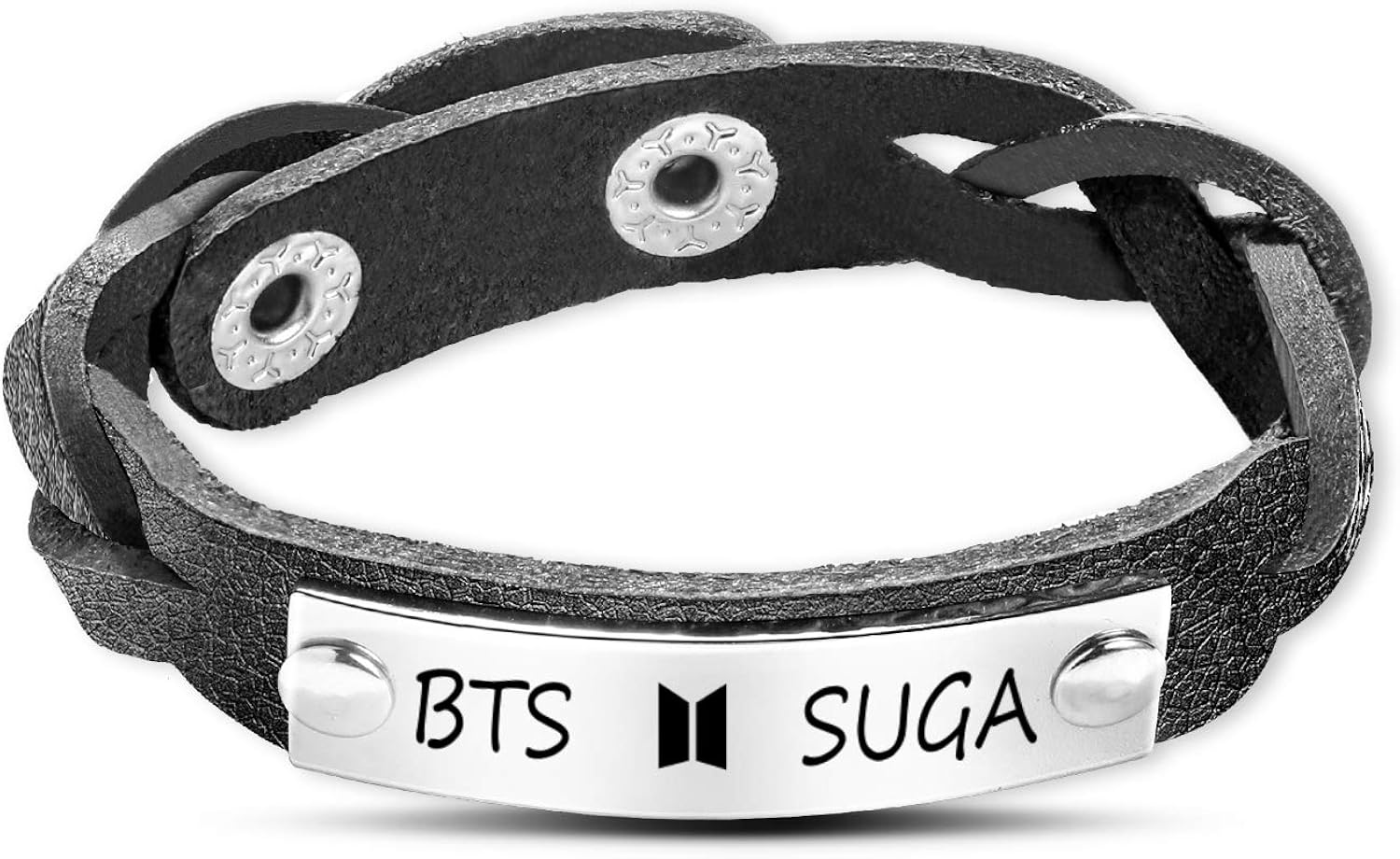 KPOP Bangtan Boys Bracelet Love Yourself Leather Chain Jewelry SUGA JIN Jimin V JHOPE RM JK Korean Group Army Gift