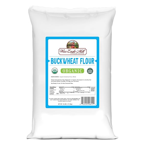 War Eagle Mill Organic Buckwheat Flour, 25 Pounds