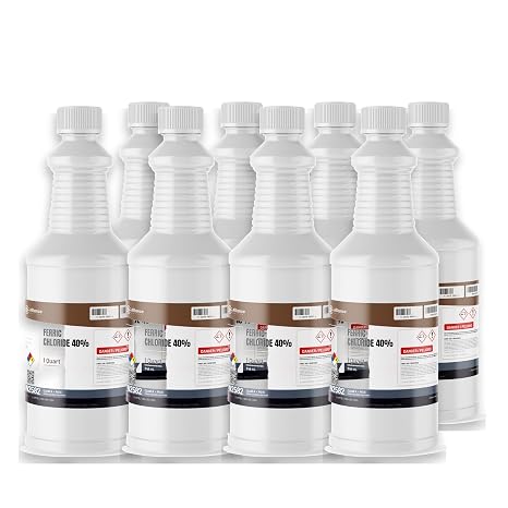 Alliance Chemical - Ferric Chloride 40% - 8 Quarts - High-Performance Water Treatment, Wastewater Management and Industrial Etching