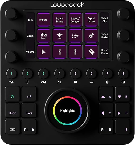 Loupedeck Creative Tool - Professional Custom Editing Console for Photo, Video, Music and Design