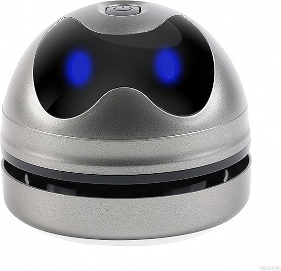 Mini Desktop Vacuum Cleaner, Cordless Desk Vacuum, Rechargeable | Low Noise Cute cartoon Robot USB-C