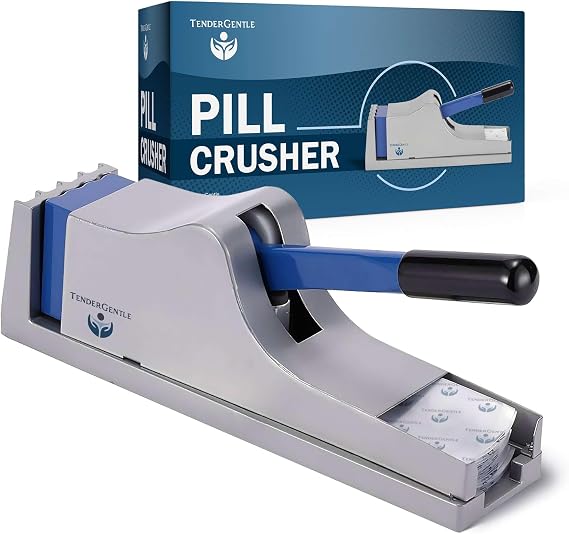 Hospital Grade Pill Crusher - 1 Pill Crusher Grinder for Fine Powder - for Home, Hospitals, and Nursing Homes (Pouches Not Included)