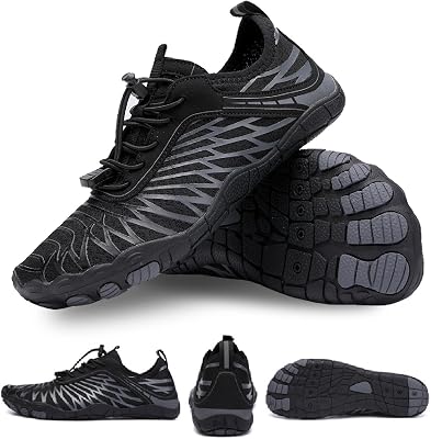 Hike Barefoot Shoes for Women & Men, Pro Hiking & Walking Shoes with Wide Toe Box, Non-Slip, Lightweight & Breathable