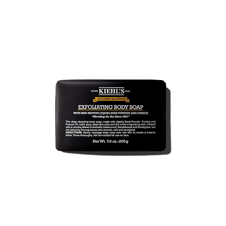 Kiehl's - Grooming Solutions Body Bar - Cleanses Dirt - 7 oz