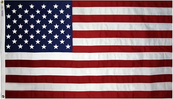 3x5 Foot Annin US American Flag Tough-Tex 2 Ply Poly Commercial Embroidered Stars