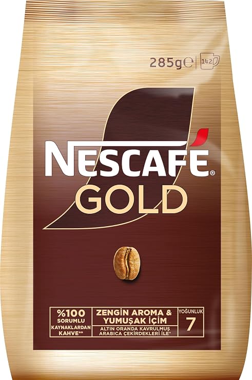 Nescafe Gold Çözünebilir Kahve 285 g Ekopaket