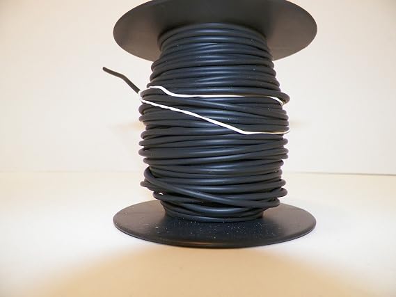 Black 18 GA AWG 100' Spool, For Automotive, Truck, Motorcycle, RV. The Best General Purpose GXL Copper Wire For This Price .94 O.D. Superior Abrasion Resistance, High Heat,