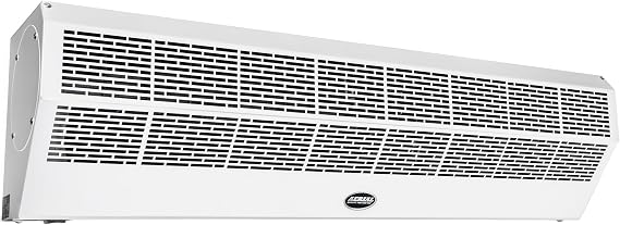 DuraSteel Wall Mounted Air Curtains for Doors Commercial - 40 Inch White Fly Fans - Super Power Over Door Fan with MS Switch - Sliding Under Door Fans to Move Air Curtain Blower Keep Flies Bugs Out
