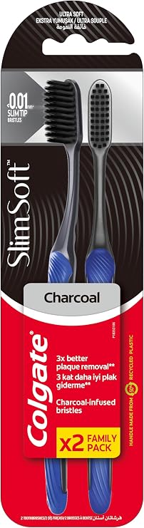 Colgate Mikro İnce Siyah 2li Diş Fırçası