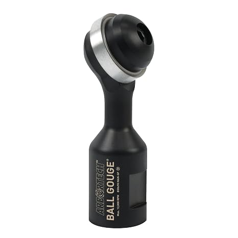 ARBORTECH Ball Gouge | 30 mm Spherical Shaped Wood Gouge Power Carving Attachment for Angle Grinder | BAL.FG.2000