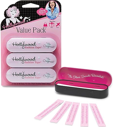 Hollywood Fashion Secrets Double Sided Fashion Tape & Body Tape, 108 Strips