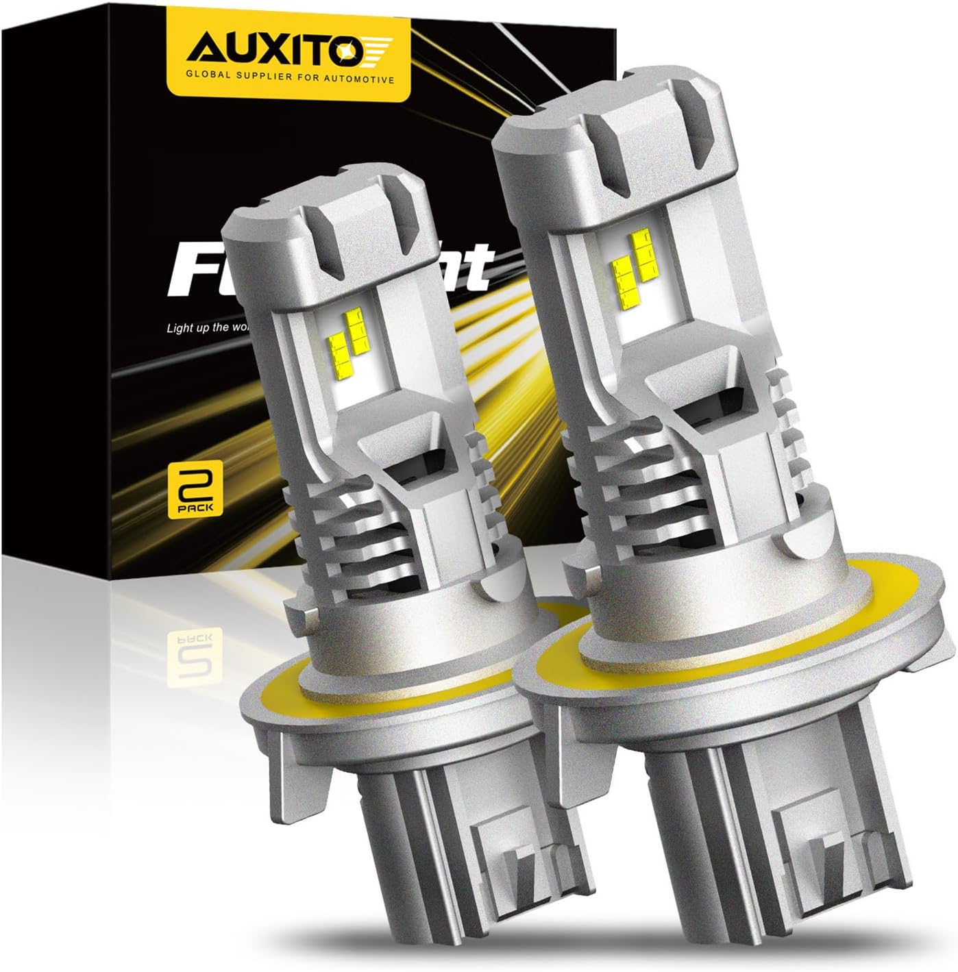 AUXITO H139008 light Bulbs, 600% Brightness, 6500K Cool White, Plug and Play Fog Light Halogen Replacement, Pack of 2
