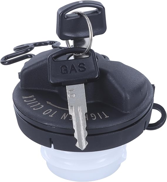 MotoRad Regular Keyed Alike Locking Fuel Cap, Black