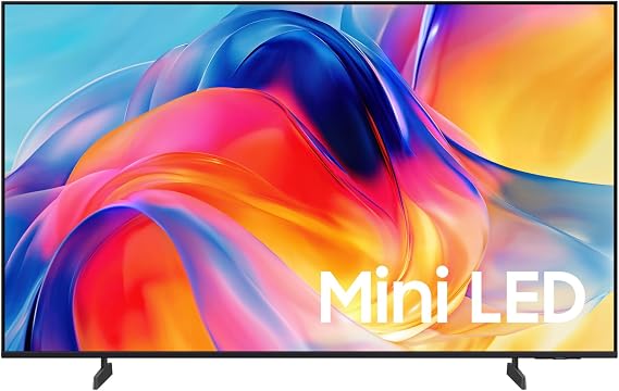 Samsung Mini LED M70H 4K 50 Inch (125 cm) UHD TV Mini LED Processor 4K AI Companion for Questions Pure Spectrum Colour Dynamic SoundPack MetalStream Design Gaming Hub Knox Security Smart TV