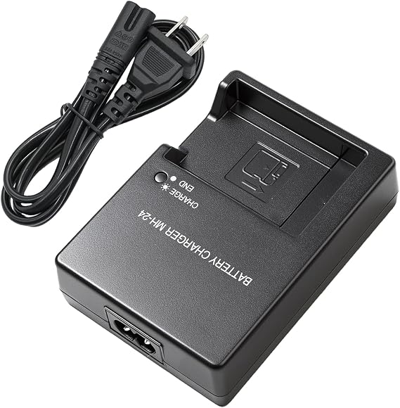 MH-24 Cameras Battery Charger for EN-EL14 EN-EL14A Battery | Compatible with Nikon D3100 D3200 D3300 D3400 D3500 D5100 D5200 D5300 D5500 D5600 P7000 P7100 SLR Battery Quick Chargers