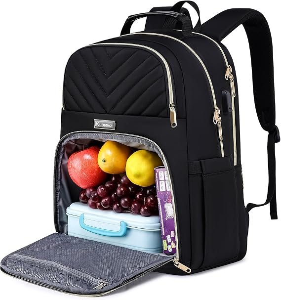 Lunch Backpack for Women, Water Resistant Insulated Cooler Lunch Bag