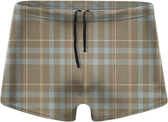 Men's Caselio Swimwear Boxer Briefs Swim Trunk Triangle Thong Bikini Swimsuit